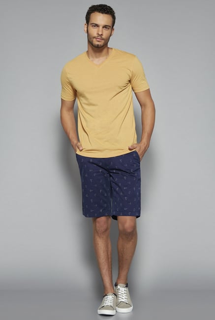 Westsport by Westside Navy Printed Shorts Westsport by Westside Navy Printed Shorts