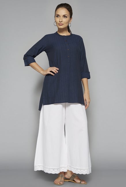 Utsa by Westside Indigo Solid Kurti Utsa by Westside Indigo Solid Kurti