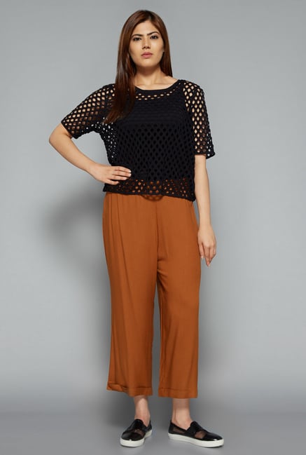 Sassy Soda by Westside Black Lace Top Sassy Soda by Westside Black Lace Top