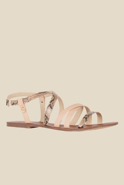 Oasis Beige Back Strap Sandals Oasis Beige Back Strap Sandals
