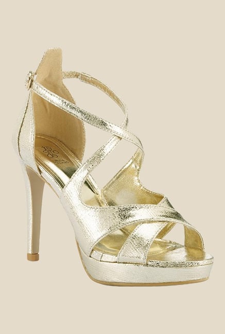 Tresmode Golden Cross Strap Sandals Tresmode Golden Cross Strap Sandals