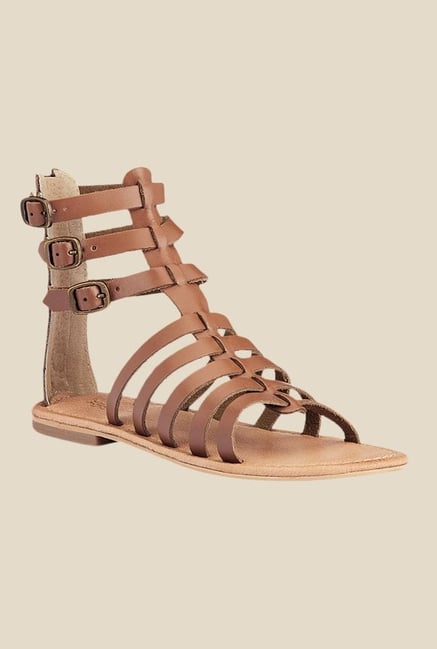 Tresmode Dusky Brown Gladiator Sandals Tresmode Dusky Brown Gladiator Sandals