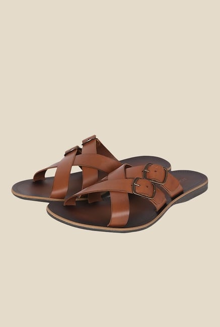 Toni Rossi Tan Cross Strap Sandals Toni Rossi Tan Cross Strap Sandals