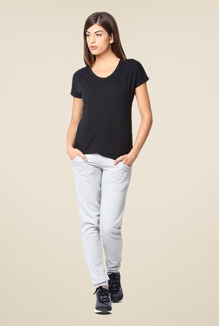 Puma Black Solid Tee Puma Black Solid Tee