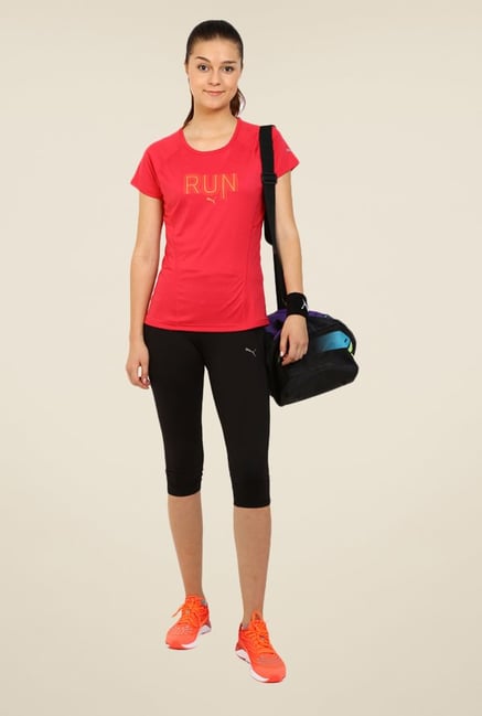Puma Red Graphic Print Tee Puma Red Graphic Print Tee