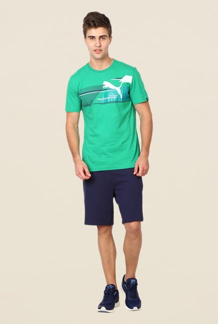 Puma Green Printed T-shirt Puma Green Printed T-shirt