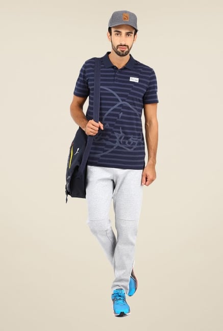 Puma Navy Striped T-shirt Puma Navy Striped T-shirt