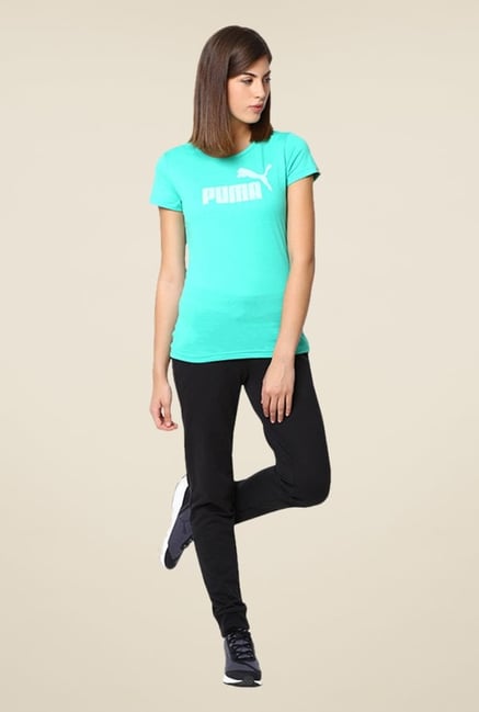 Puma Turquoise Solid Tee Puma Turquoise Solid Tee