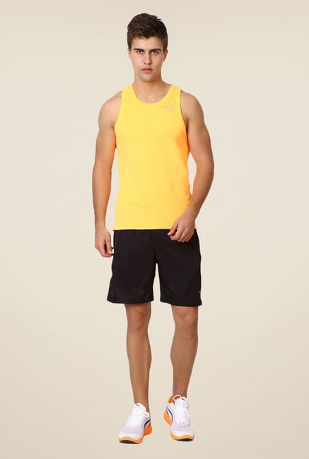 Puma Black Solid Shorts Puma Black Solid Shorts