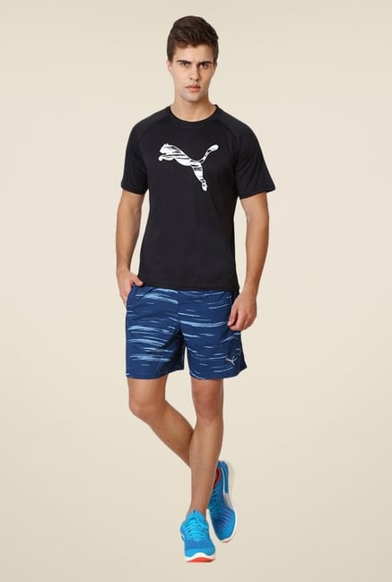 Puma Black Logo Print T-shirt Puma Black Logo Print T-shirt