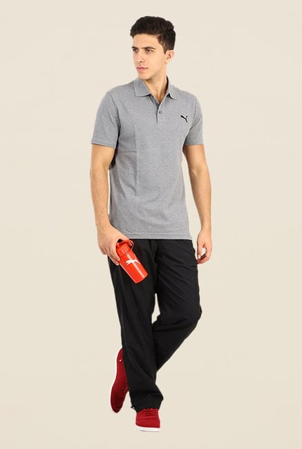 Puma Black Solid Trackpants Puma Black Solid Trackpants
