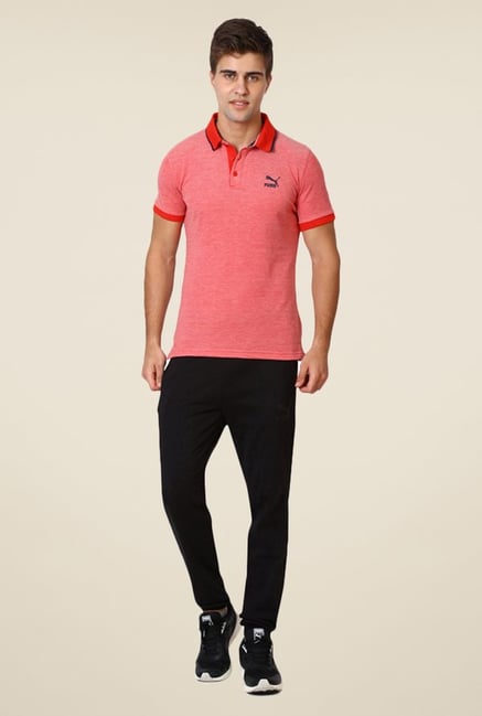 Puma Red Solid T-shirt Puma Red Solid T-shirt