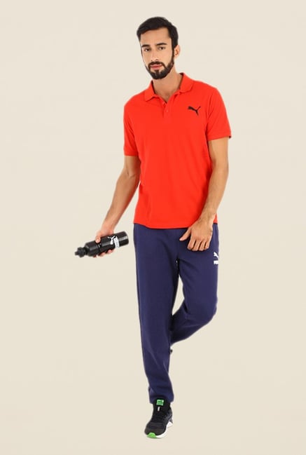 Puma Red Solid T-shirt Puma Red Solid T-shirt
