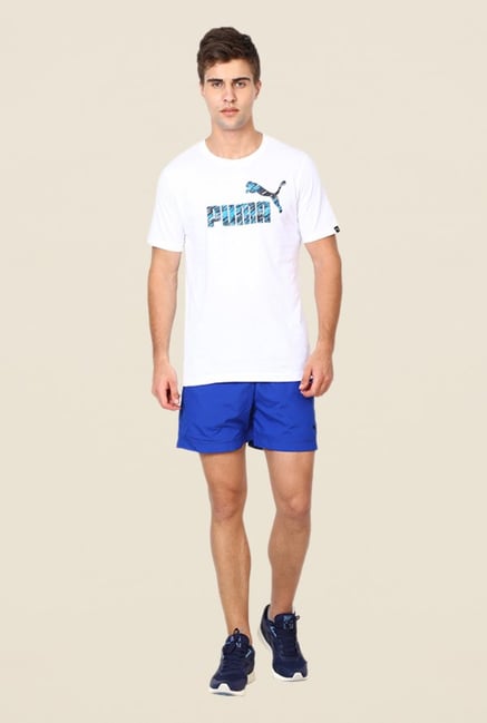 Puma White Graphic Printed T-shirt Puma White Graphic Printed T-shirt