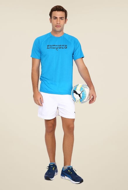 Puma Turquoise Graphic Print T-shirt Puma Turquoise Graphic Print T-shirt