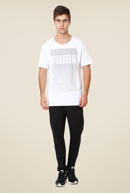Puma White Graphic Printed T-shirt Puma White Graphic Printed T-shirt