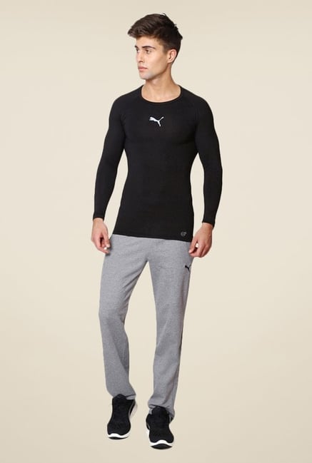 Puma Black Solid T-shirt Puma Black Solid T-shirt