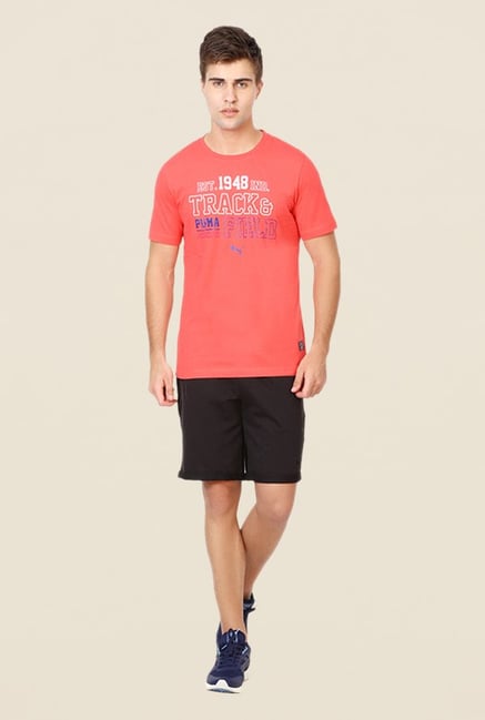 Puma Coral Graphic Printed T-shirt Puma Coral Graphic Printed T-shirt