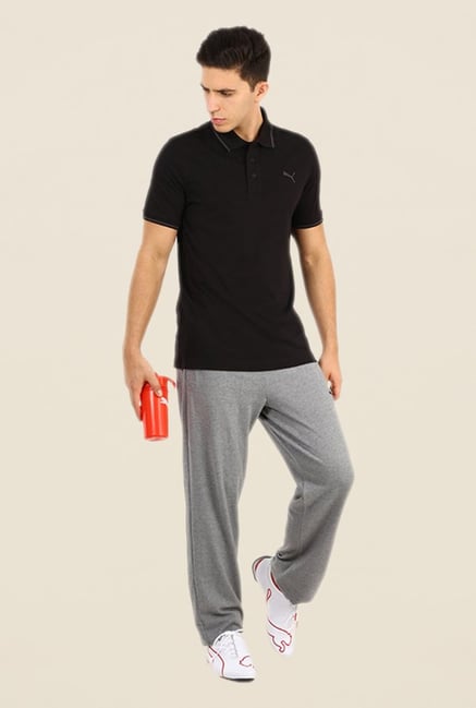 Puma Black Solid T-shirt Puma Black Solid T-shirt