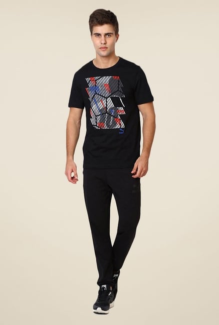 Puma Black Graphic Printed T-shirt Puma Black Graphic Printed T-shirt