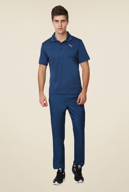 Puma Dark Blue Solid T-shirt Puma Dark Blue Solid T-shirt