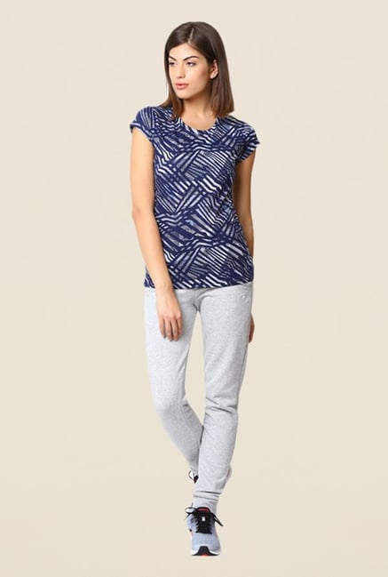 Puma Navy Printed Tee Puma Navy Printed Tee
