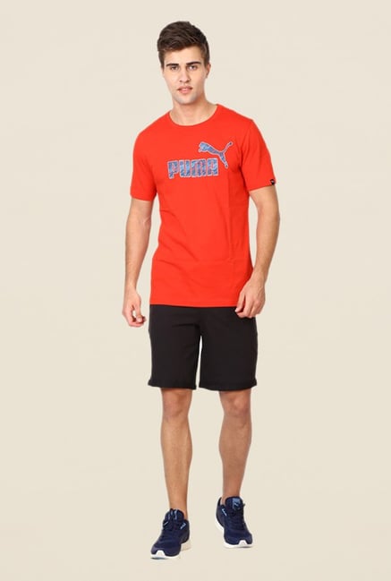 Puma Red Graphic Printed T-shirt Puma Red Graphic Printed T-shirt