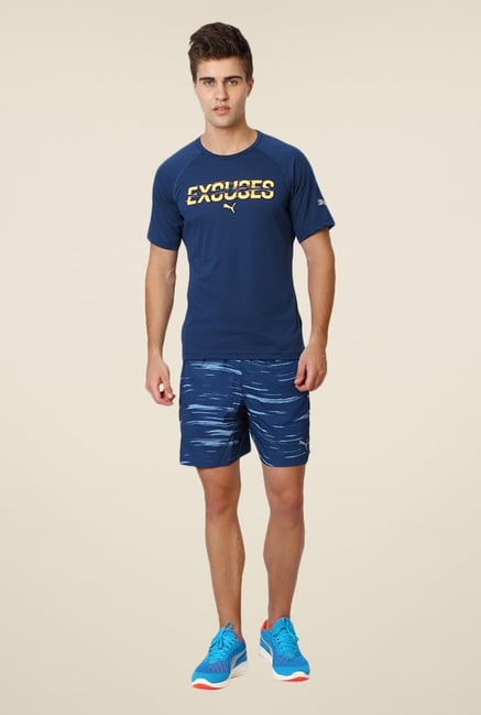 Puma Dark Blue Graphic Print T-shirt Puma Dark Blue Graphic Print T-shirt