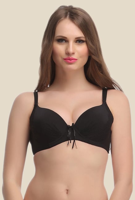 Clovia Black Push Up Convertible Bra Clovia Black Push Up Convertible Bra