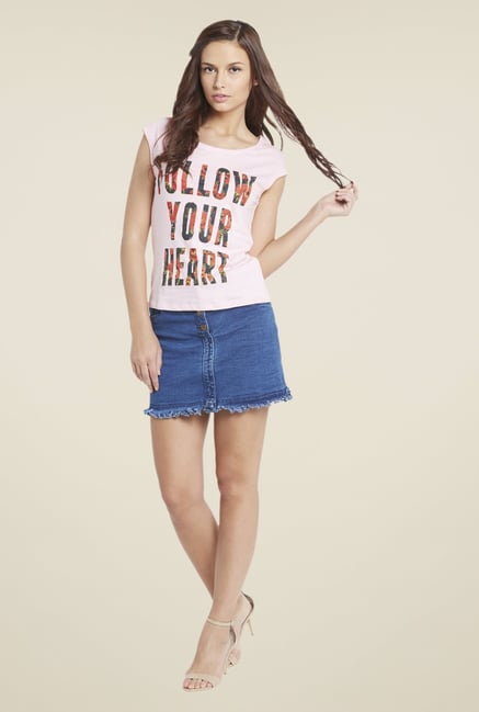 Globus Pink Printed T Shirt Globus Pink Printed T Shirt