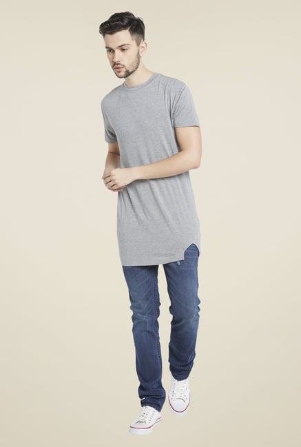 Globus Grey Round Neck T Shirt Globus Grey Round Neck T Shirt