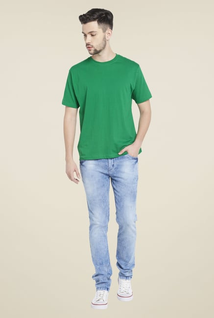 Globus Green Round Neck Cotton T Shirt Globus Green Round Neck Cotton T Shirt