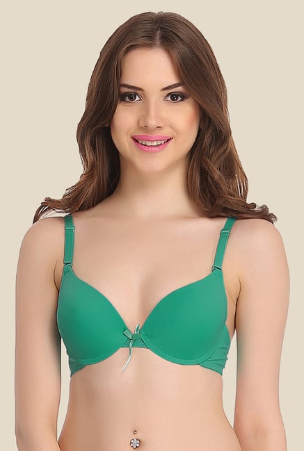 Clovia Green Plunge Convertible Bra Clovia Green Plunge Convertible Bra