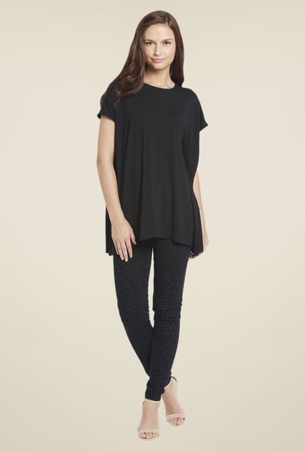 Globus Black Solid Top Globus Black Solid Top