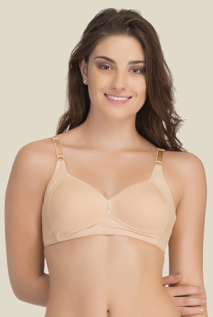Clovia Beige Padded Non Wired T Shirt Bra Clovia Beige Padded Non Wired T Shirt Bra