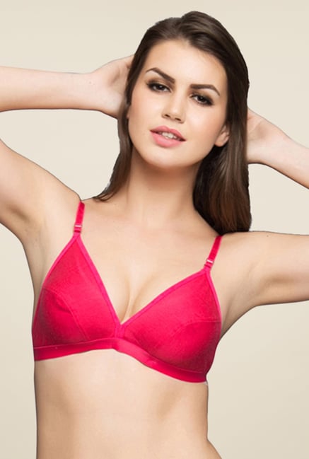 Clovia Pink Non Padded T Shirt Bra Clovia Pink Non Padded T Shirt Bra