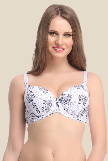Clovia White Full Cup Padded Convertible Bra Clovia White Full Cup Padded Convertible Bra