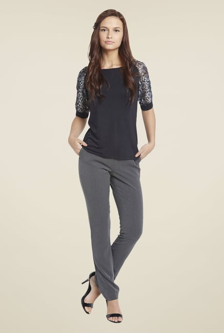 Globus Black Solid Top Globus Black Solid Top