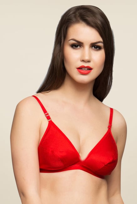 Clovia Red Non Padded T Shirt Bra Clovia Red Non Padded T Shirt Bra