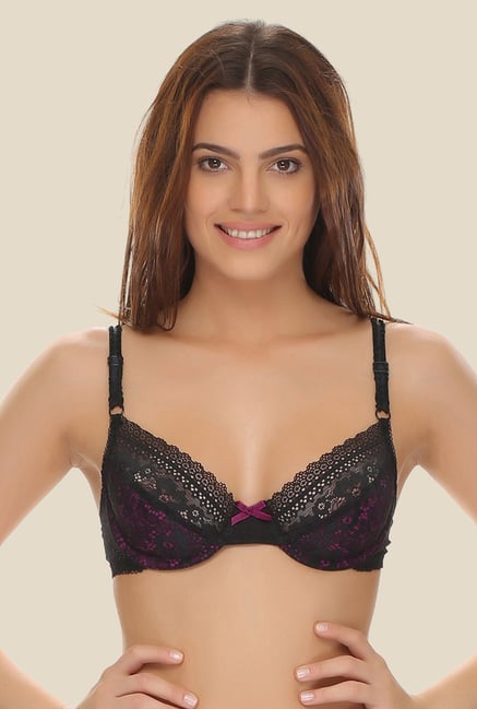 Clovia Black Lacy Bra Clovia Black Lacy Bra