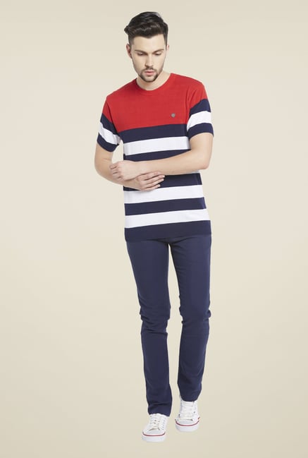 Globus Multicolor Striped T Shirt Globus Multicolor Striped T Shirt