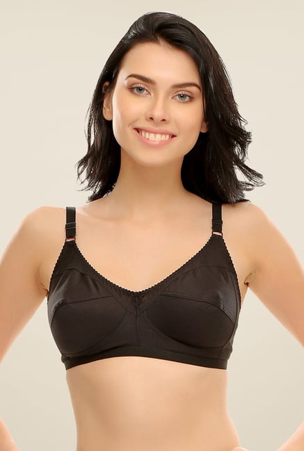 Clovia Black Full Support Plus Size Bra Clovia Black Full Support Plus Size Bra