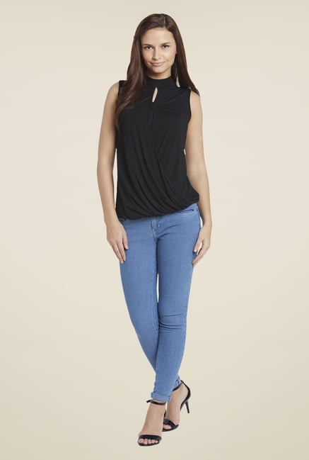 Globus Black Solid Top Globus Black Solid Top