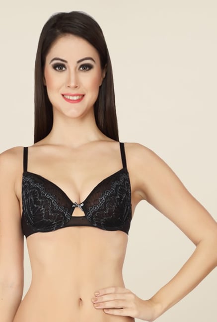 Soie Black Wired Seamless Bra Soie Black Wired Seamless Bra
