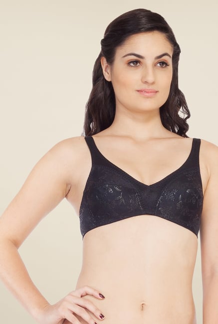 Soie Black Non Padded Full Coverage Minimizer Bra Soie Black Non Padded Full Coverage Minimizer Bra