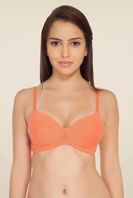 Soie Orange Demi Cup Non Wired All Day Bra Soie Orange Demi Cup Non Wired All Day Bra