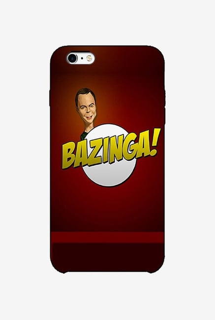 Ziddi BAZINGA Hard Back Cover for iPhone 6 (Red) Ziddi BAZINGA Hard Back Cover for iPhone 6 (Red)