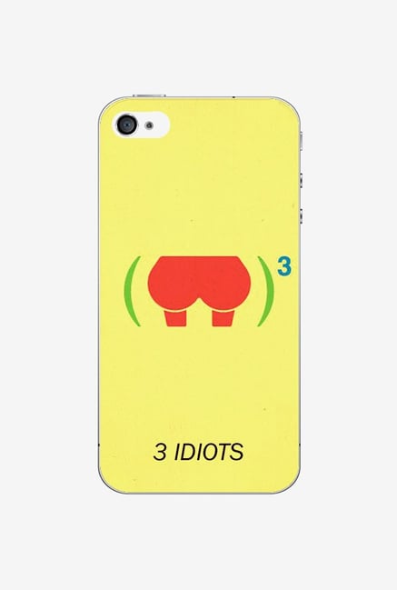 Ziddi 3IDIOTS Hard Back Cover for iPhone 4S (Yellow) Ziddi 3IDIOTS Hard Back Cover for iPhone 4S (Yellow)