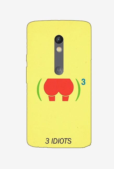 Ziddi 3IDIOTS Hard Back Cover for Moto X Play (Yellow) Ziddi 3IDIOTS Hard Back Cover for Moto X Play (Yellow)
