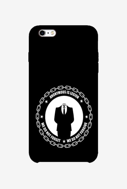 Ziddi ANONYMS Hard Back Cover for iPhone 6S (Black) Ziddi ANONYMS Hard Back Cover for iPhone 6S (Black)